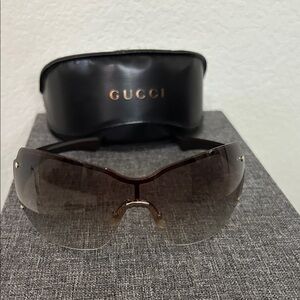 Gucci Gradient Brown Sunglasses